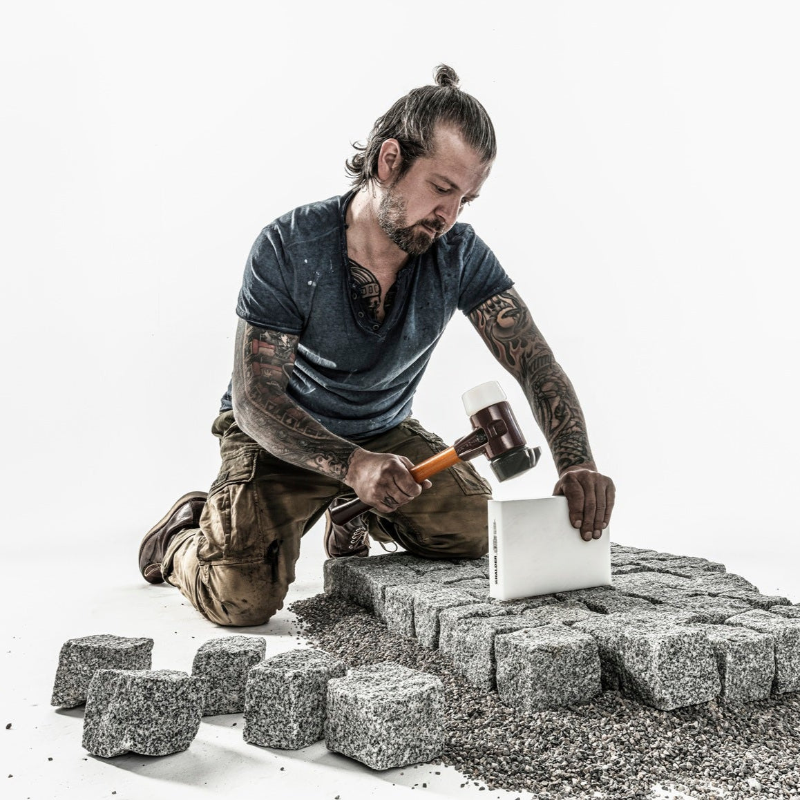 Halder | Simplex Mallet with Stand Up - 40cm Handle | Super-Plastic & Rubber