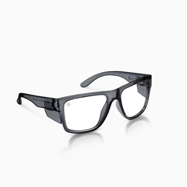 Salus Eyewear | Nova - Smoked Frame - Clear Lens