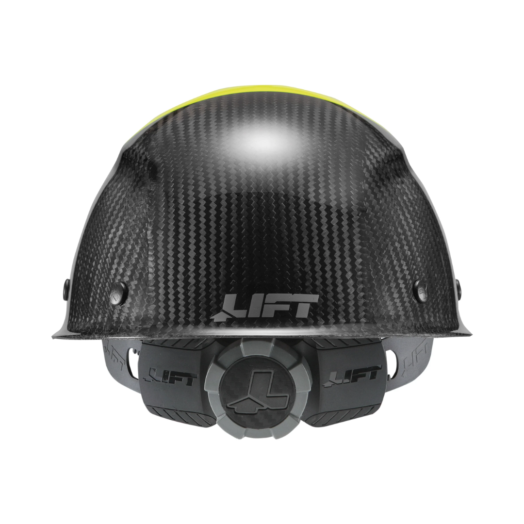 Lift Safety | DAX Carbon Fiber Cap Yellow & Black