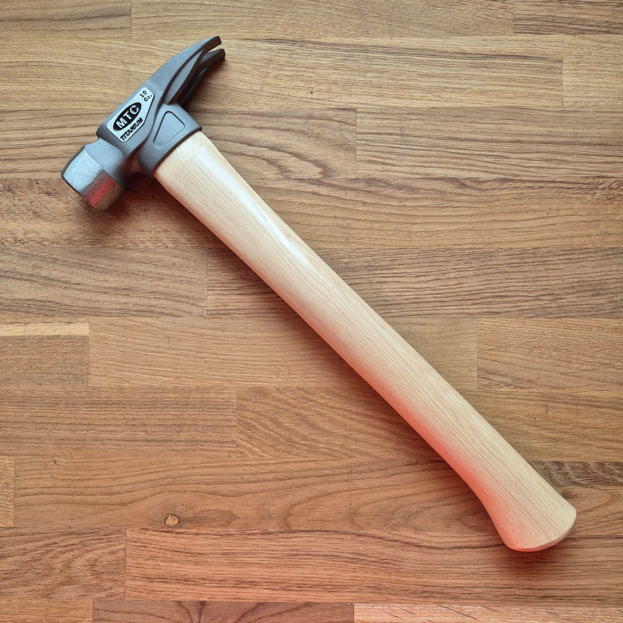 MTC Tools | J4 10oz 14" Titanium Head D Nose Finish Wood Handle