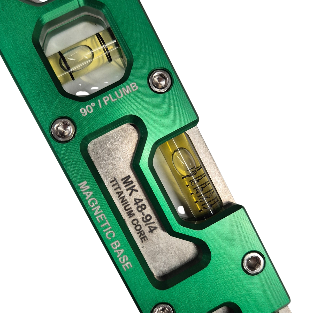Martinez Tools | 9" Titanium Top View Level