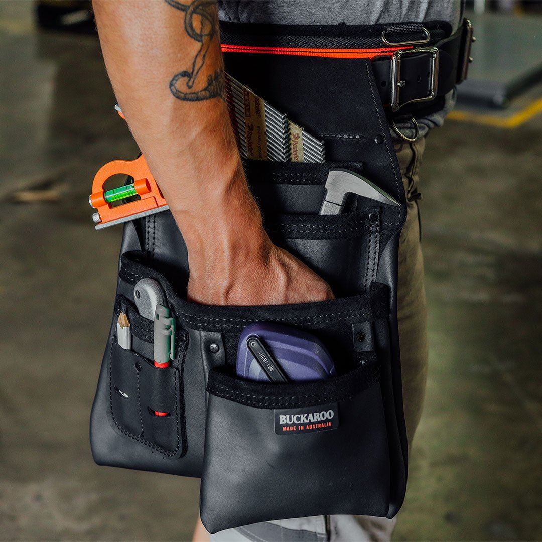 Buckaroo Toolbelts | 4 Pocket Low Drop Bag - Buckaroo ToolbeltsTF Tools Ltd