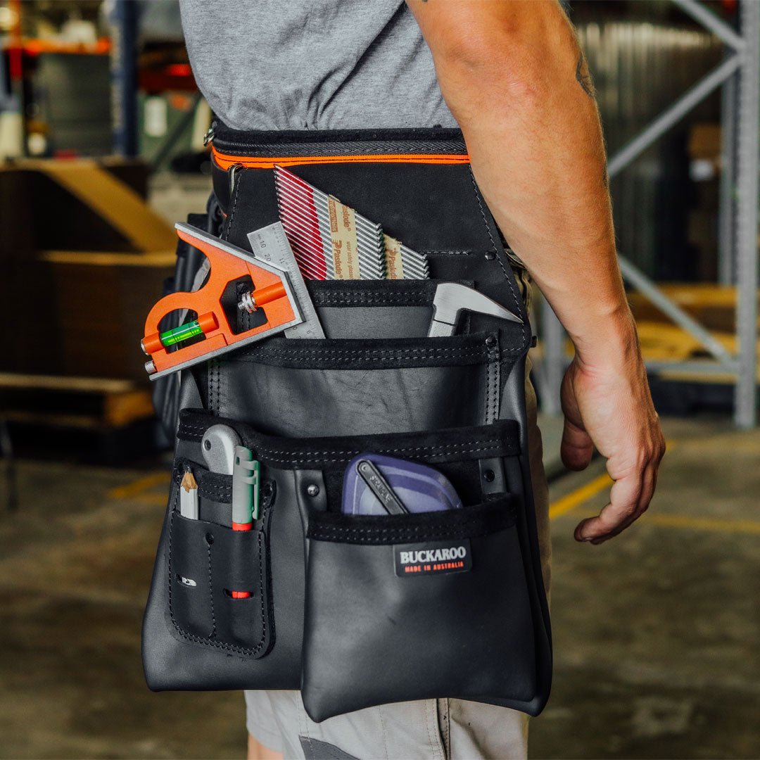 Buckaroo Toolbelts | 4 Pocket Low Drop Bag - Buckaroo ToolbeltsTF Tools Ltd