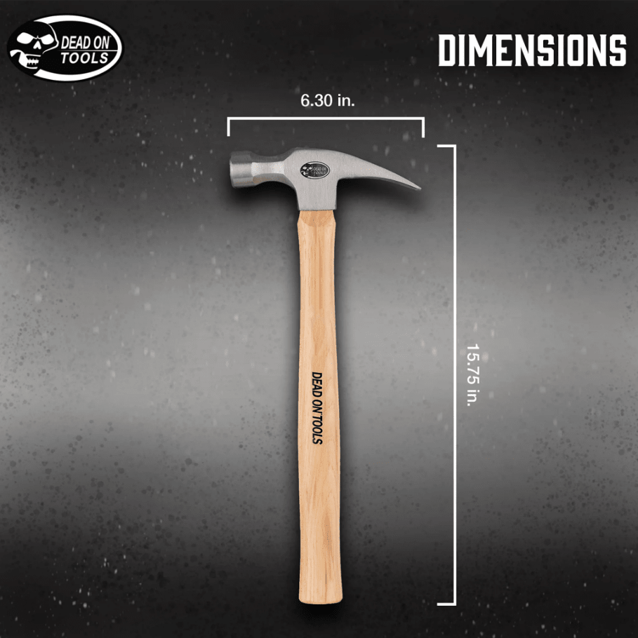 Dead on Tools | 20oz. Smooth Face Framing Hammer - Dead on ToolsTF Tools Ltd