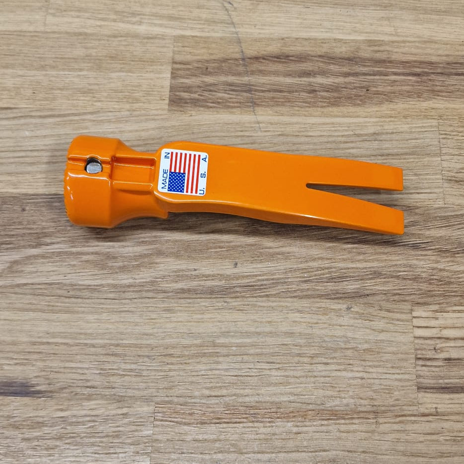 Martinez Tools | M1 15oz Steel Hammer Head | Milled / Orange | 2nd's - TF Tools LtdTF Tools Ltd