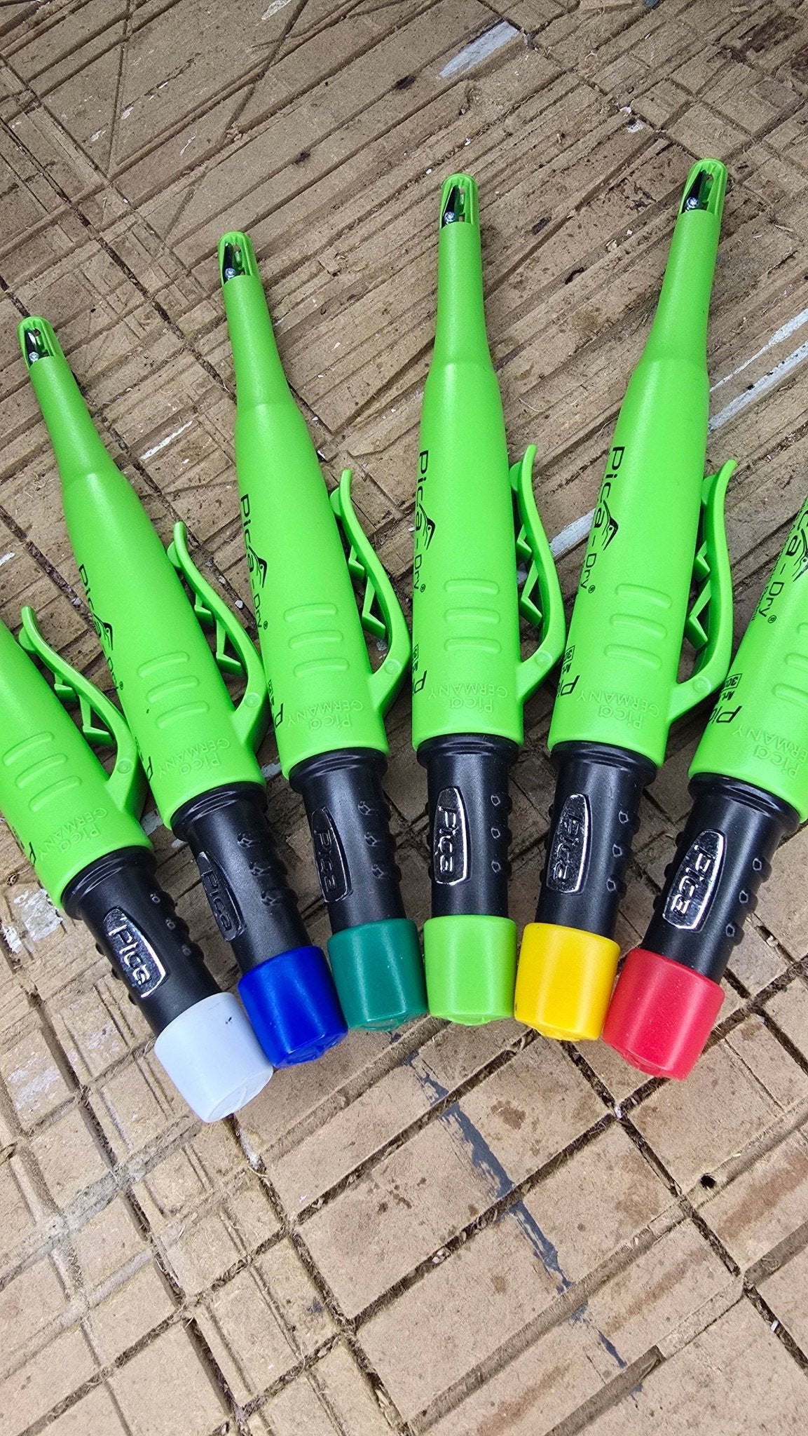 Pica | Accessory Set Coloured Caps for Pica Dry - PicaTF Tools Ltd