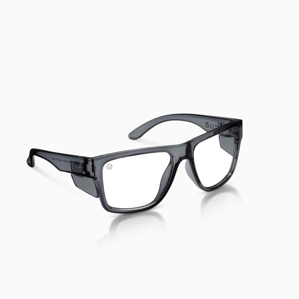 Salus Eyewear | Nova - Smoked Frame - Clear Lens - Salus EyewearTF Tools Ltd
