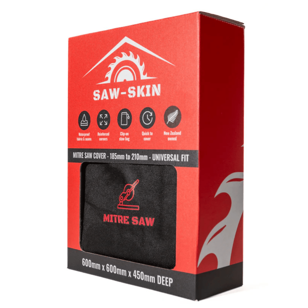 Sawskin | Mitre Saw Cover - Universal Fit - 185mm to 210mm - (7" to 9" Inch) - Saw - SkinTF Tools Ltd