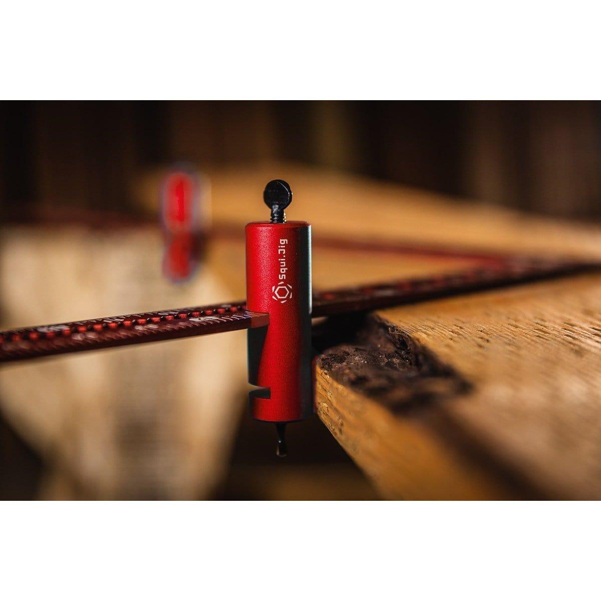 Squi.Jig (3”) - Framing Square Attachment (Pair) RED - SquiJigTF Tools Ltd