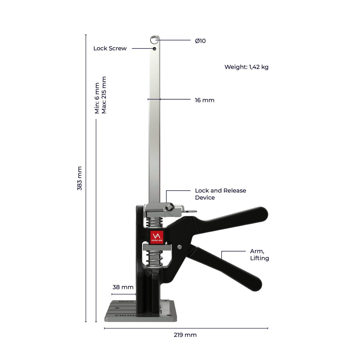 Viking Arm | Precision Clamping Tool SOLO - Viking ArmTF Tools Ltd