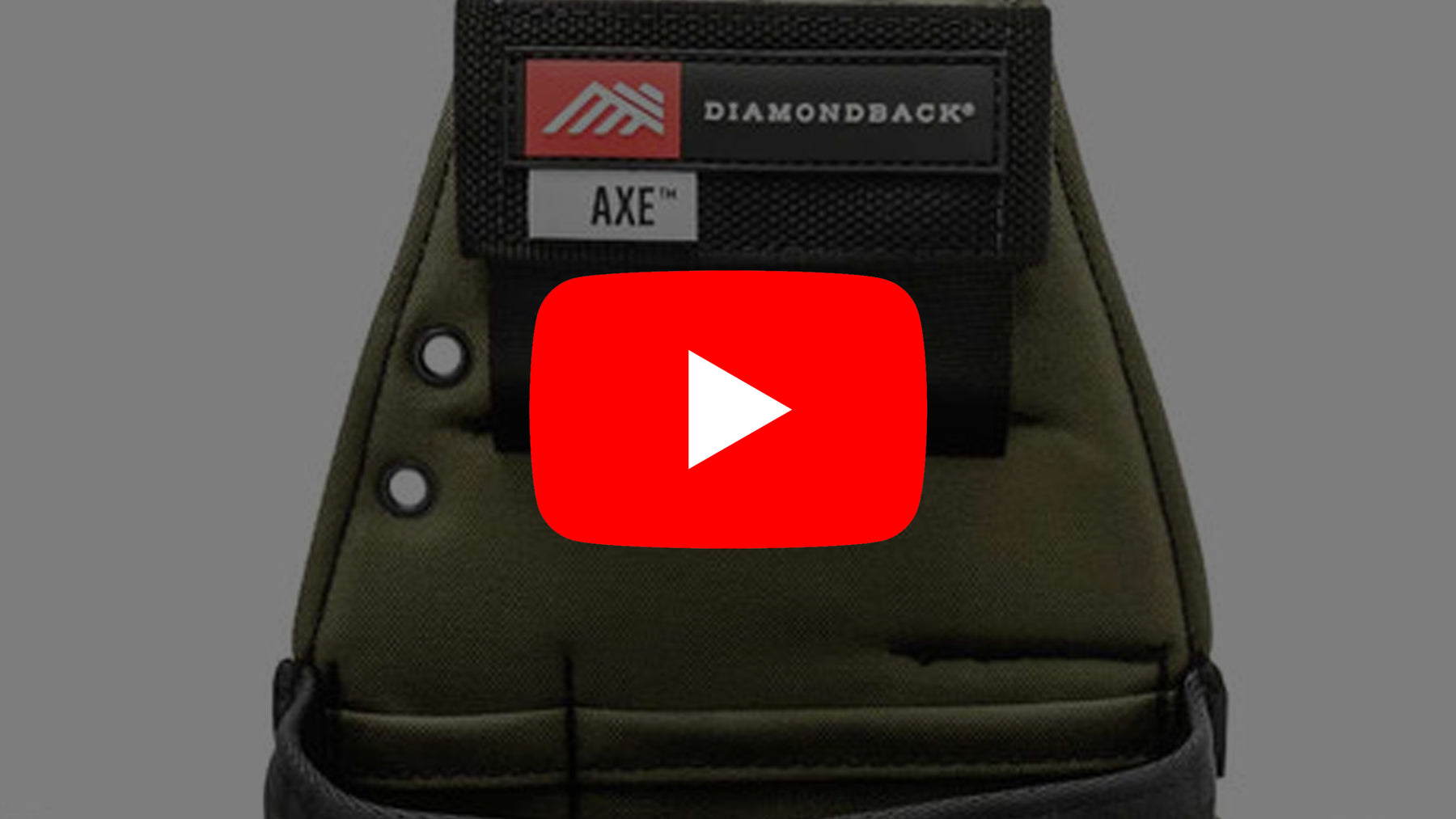 New YouTube Video - DiamondBack Axe pouch - TF Tools Ltd