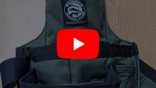 New YouTube Video - Badger Toolbelts pouches -- Whole range pouches comparison - TF Tools Ltd