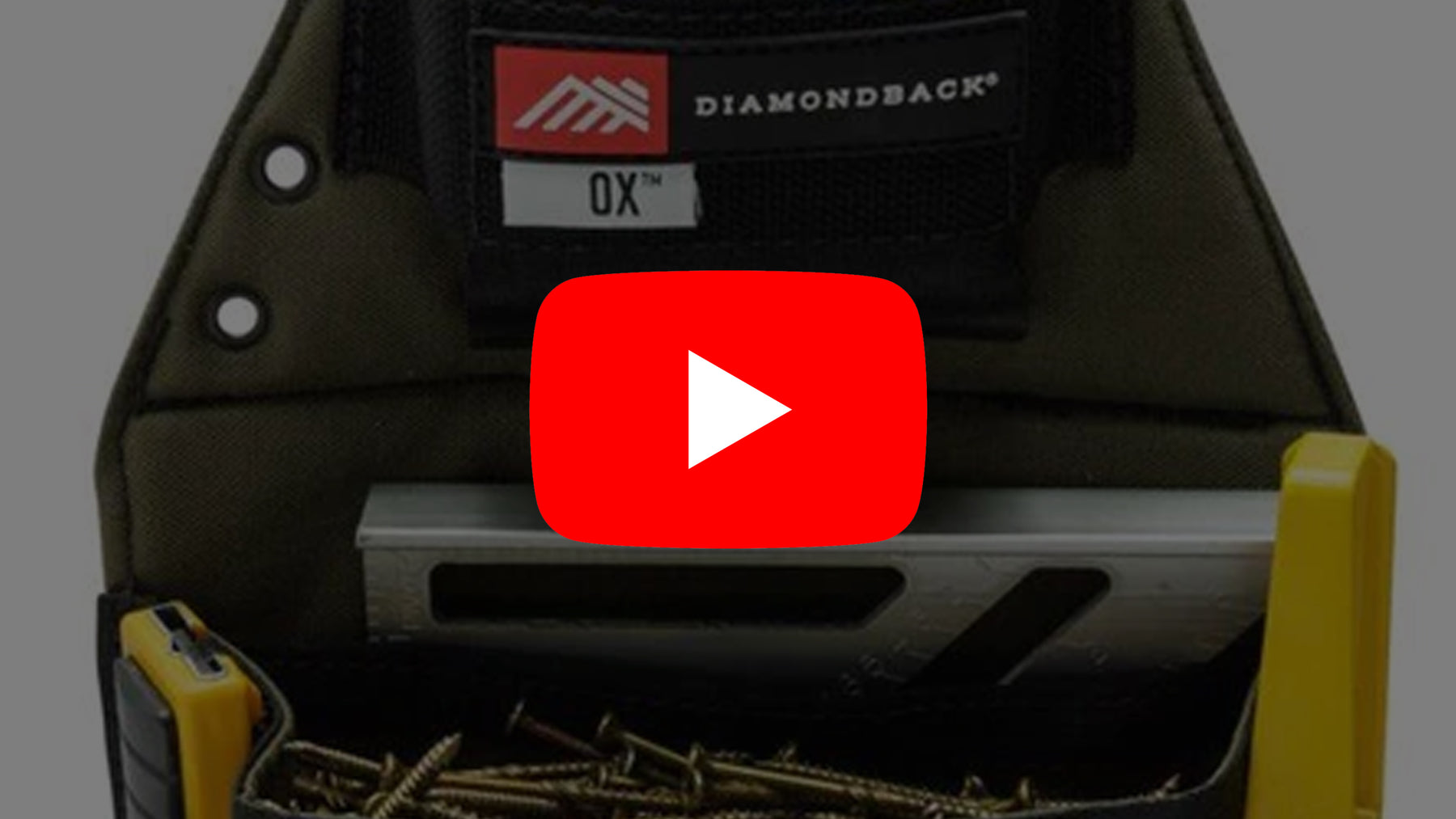 New YouTube Video - DiamondBack The Ox Pouch - TF Tools Ltd