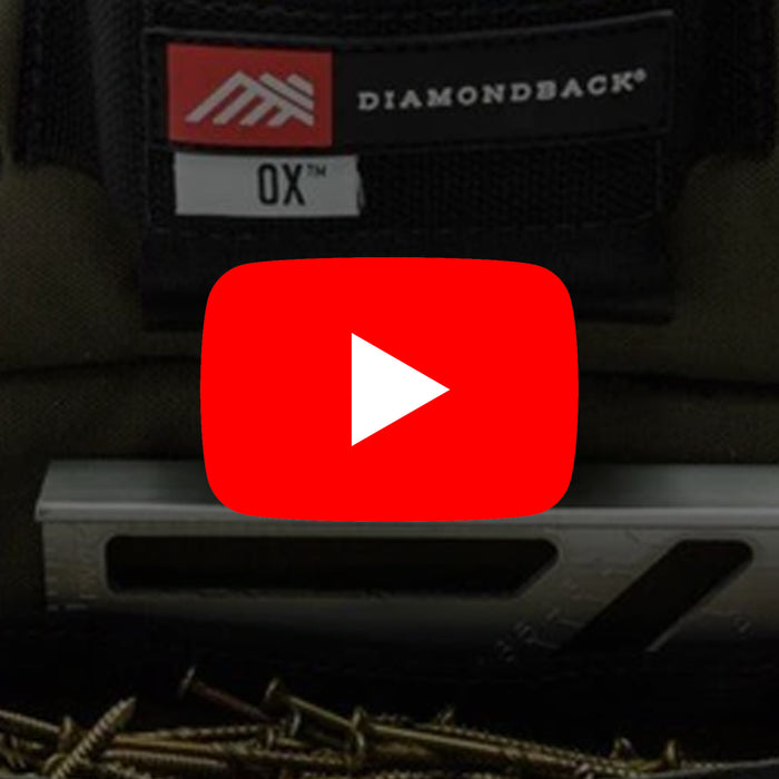 New YouTube Video - DiamondBack The Ox Pouch - TF Tools Ltd