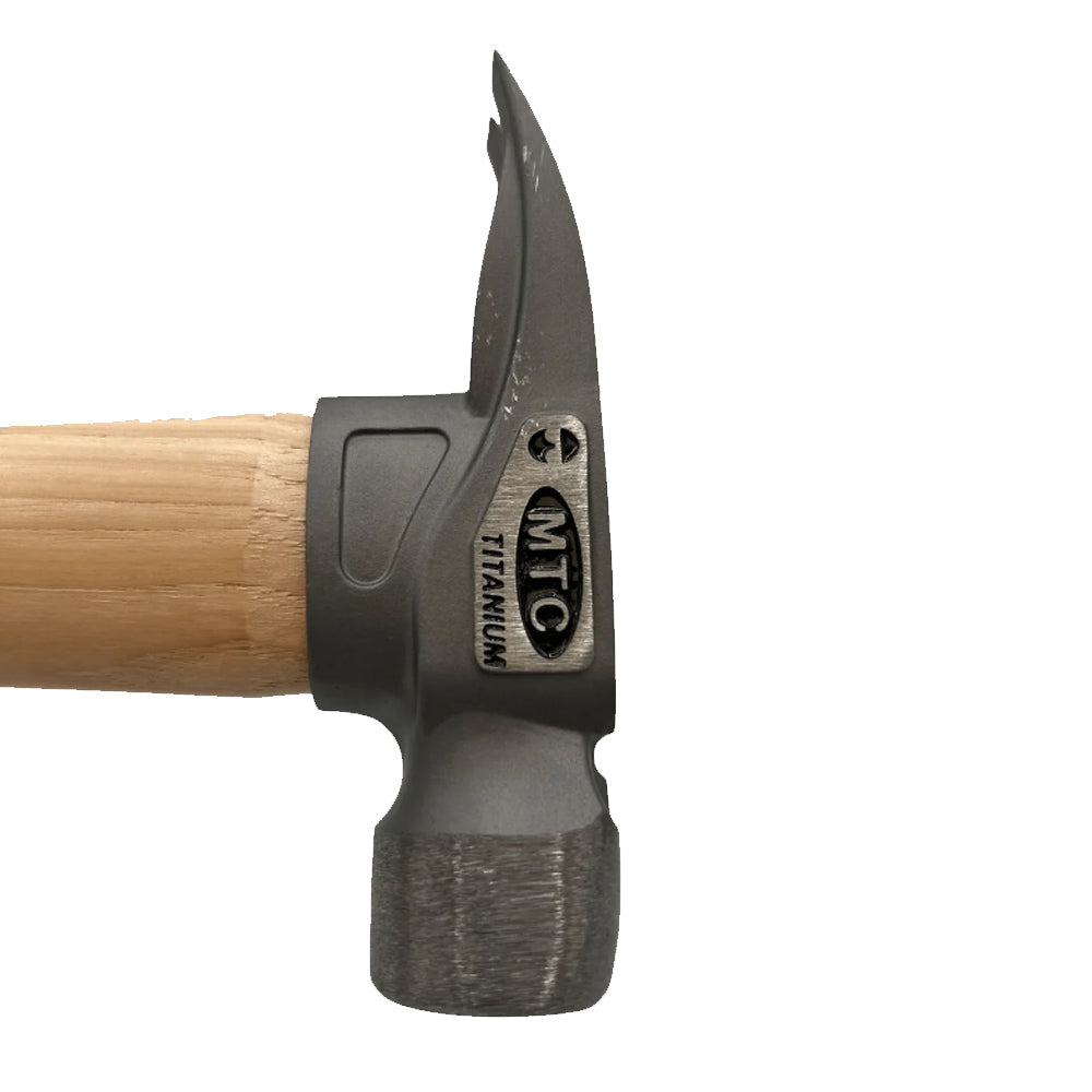 MTC Tools | 14" Titanium Head O Nose Finish Wood Handle