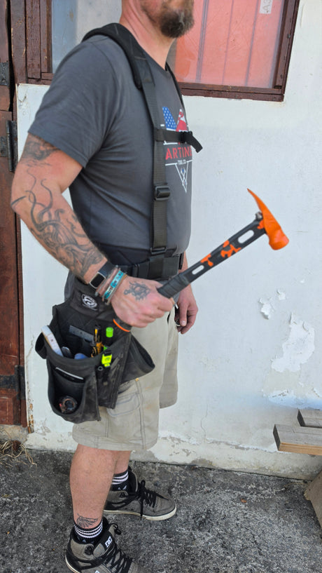 Martinez Tools x TF | M1 15oz Alcatraz Camo Titanium Hammer