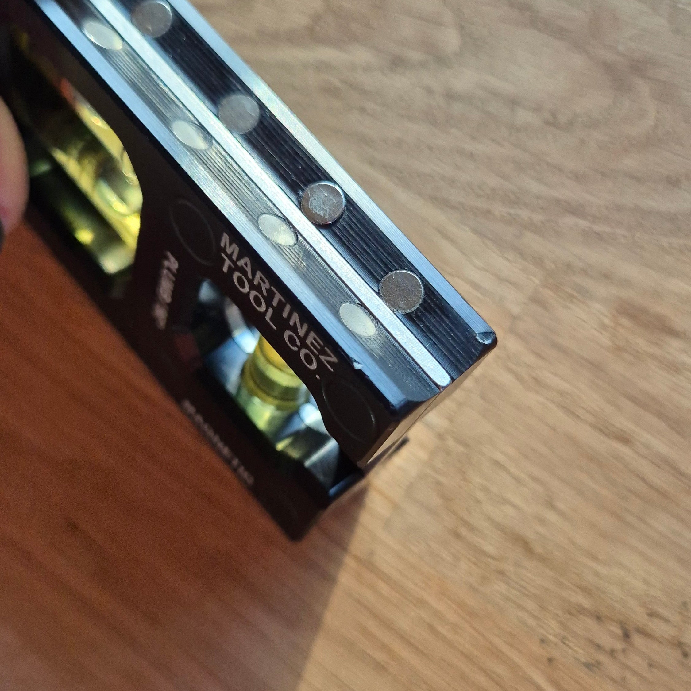 Martinez Tools | 5" Titanium Magnetic Torpedo & Conduit Level Black (Seconds)