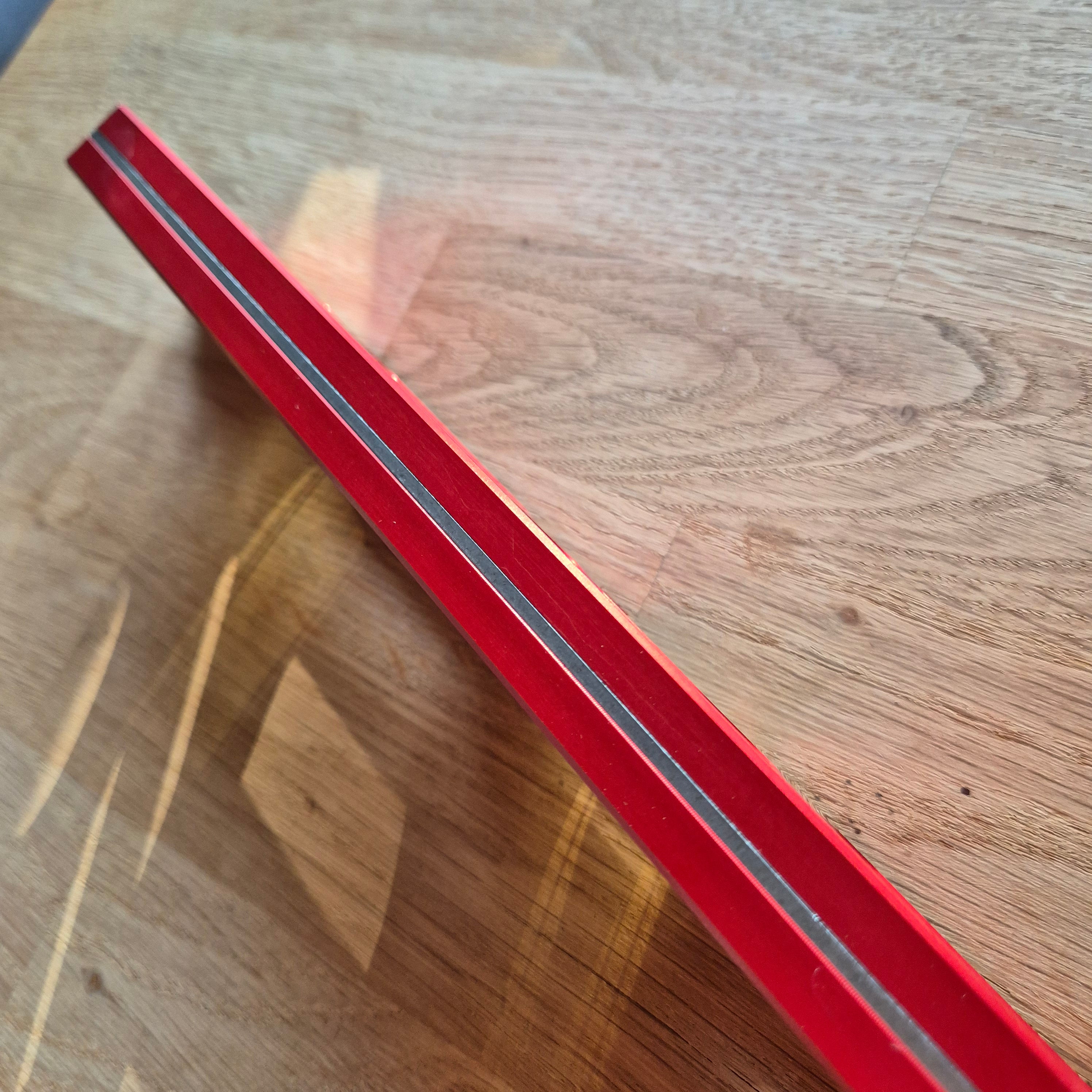 Martinez Tools |  12" Titanium Top View Level (Seconds) Red