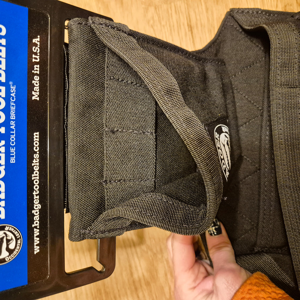 Badger Toolbelts | Carpenter Fastener Bag Single pouch