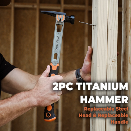 Wrango Tools | 15oz Titanium Framing Hammer Steel Head