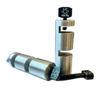 SquiJig | 3" Schreinerwinkel-Aufsatz (Paar) Gebürstetes Aluminium