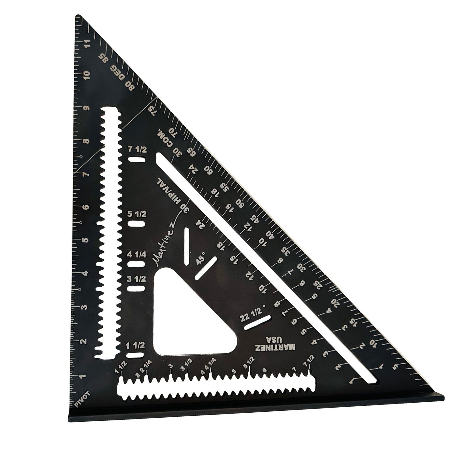 Martinez Tools | Precision 12-inch Aluminium Rapid Square | Imperial