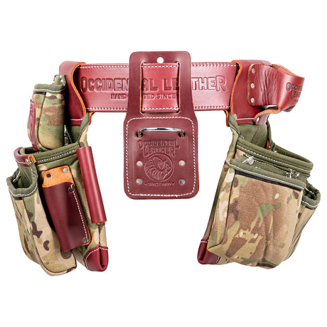 Occidental Leather Toolbelts | C8080DB Special Edition - OxyLights™ Framer Tool Belt Setup - Multicam®
