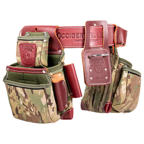 Occidental Leather Toolbelts | C8080DB Special Edition - OxyLights™ Framer Tool Belt Setup - Multicam®