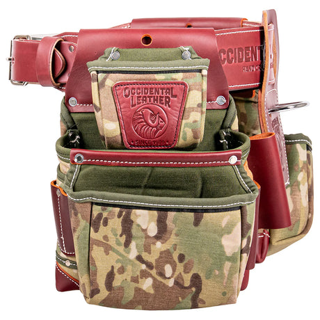 Occidental Leather Toolbelts | C8080DB Special Edition - OxyLights™ Framer Tool Belt Setup - Multicam®