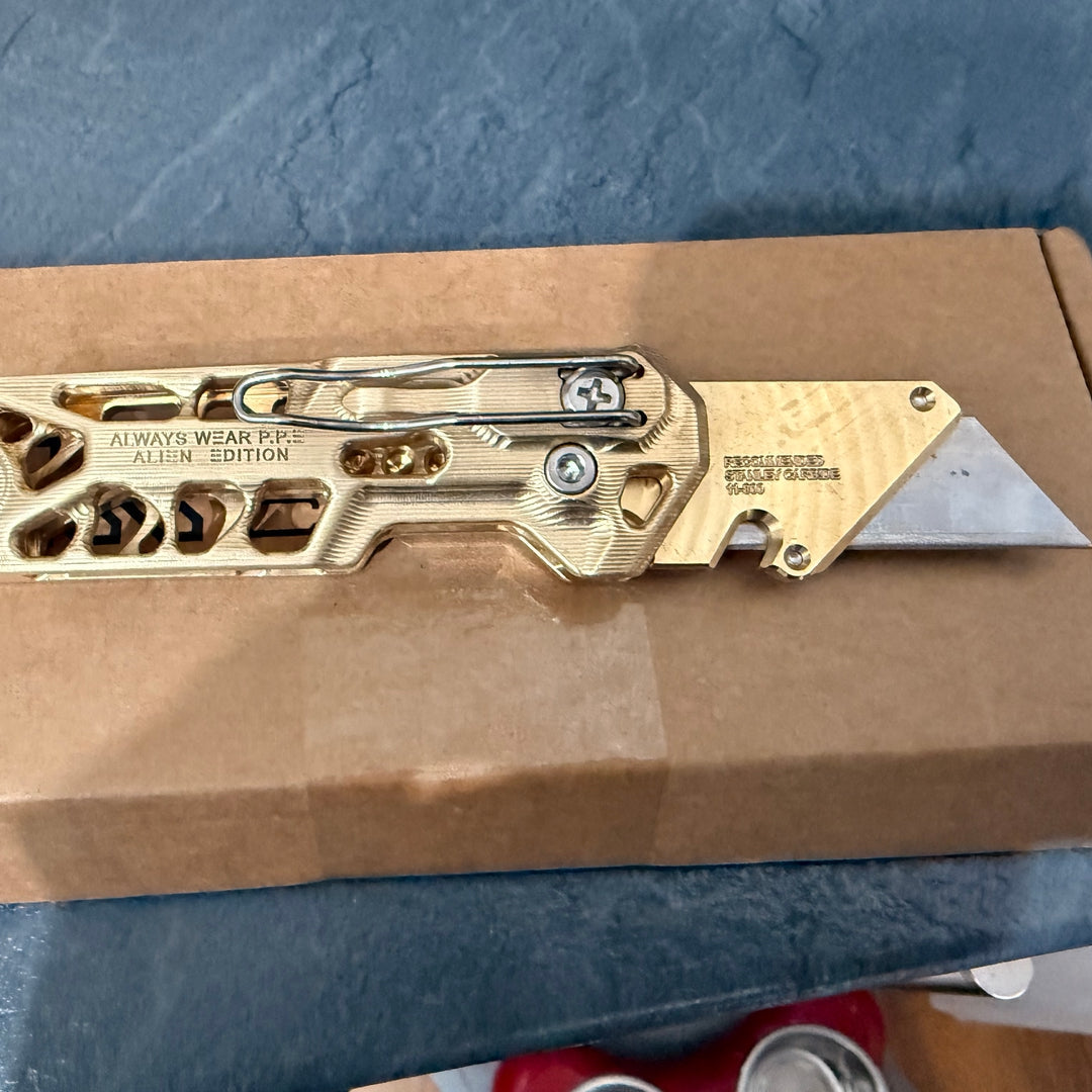 Kinetic Customs | Brass Alien Edition Utility Tool