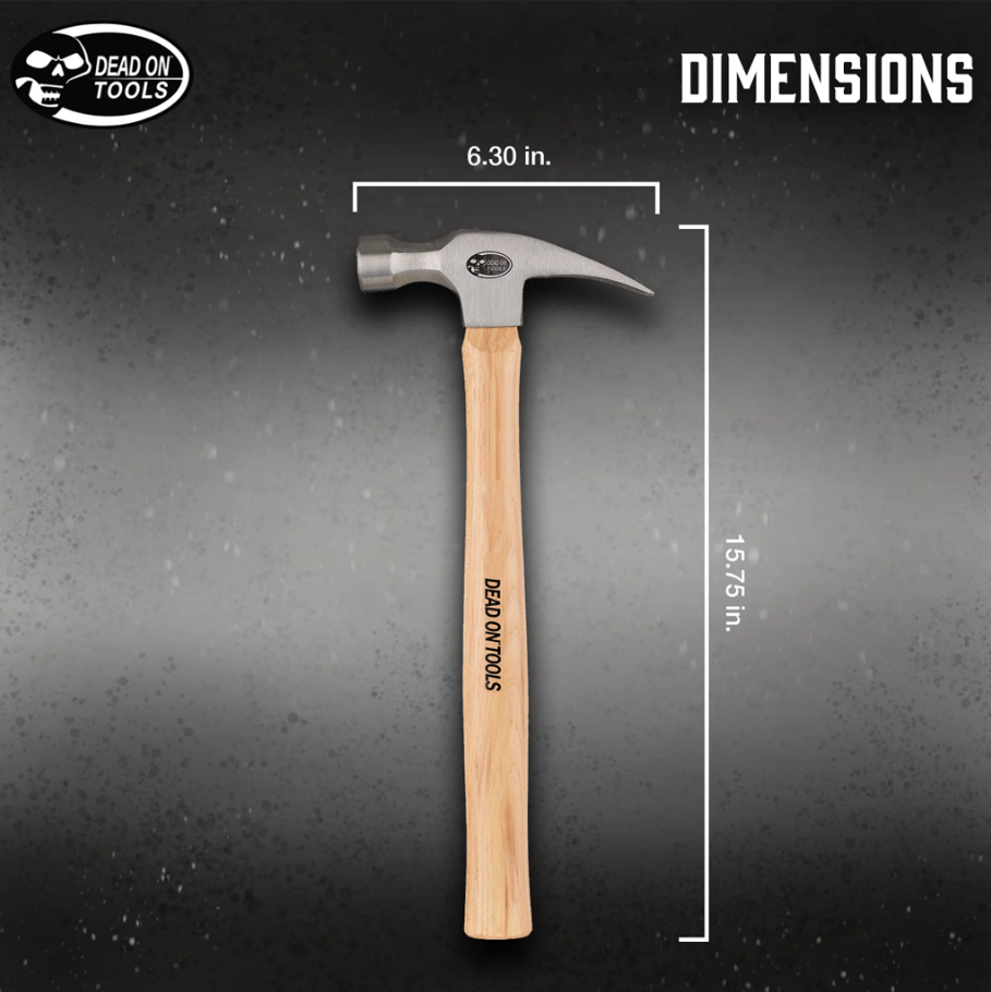 Dead on Tools | 20oz. Smooth Face Framing Hammer