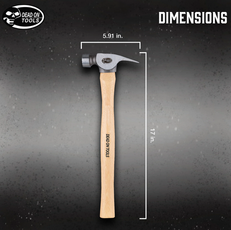 Dead on Tools | 23oz. Milled Face Framing Hammer