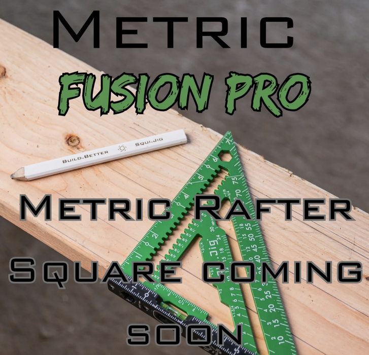 SquiJig | Fusion PRO 7.5 Inch Rafter square Metric