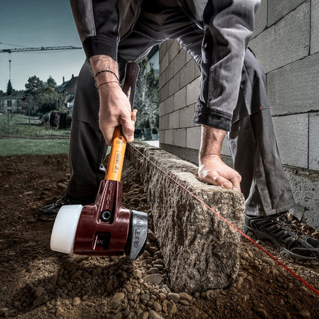 Halder | Simplex Mallet with Stand Up - 40cm Handle | Super-Plastic & Rubber