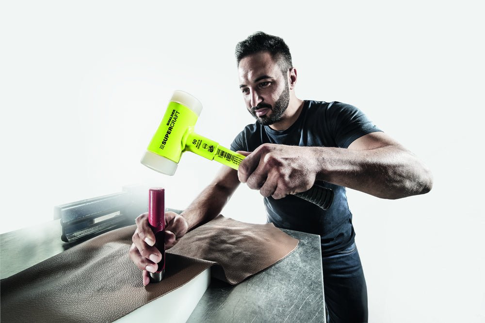 Halder | Supercraft Mallet Round Nylon Mallet 1.2kg With Replaceable Face