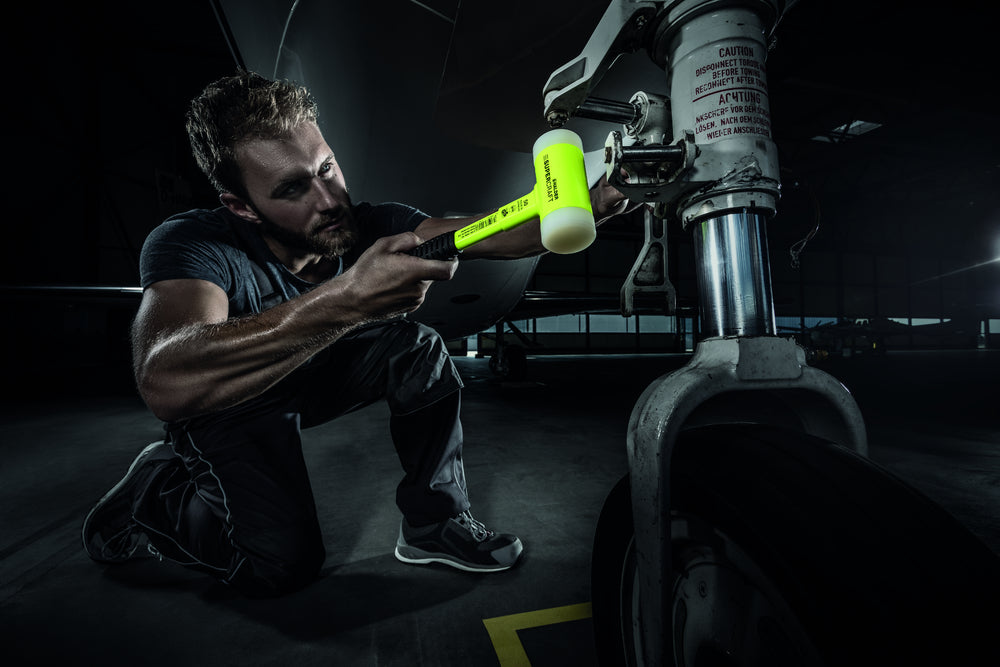 Halder | Supercraft Mallet Round Nylon Mallet 1.2kg With Replaceable Face