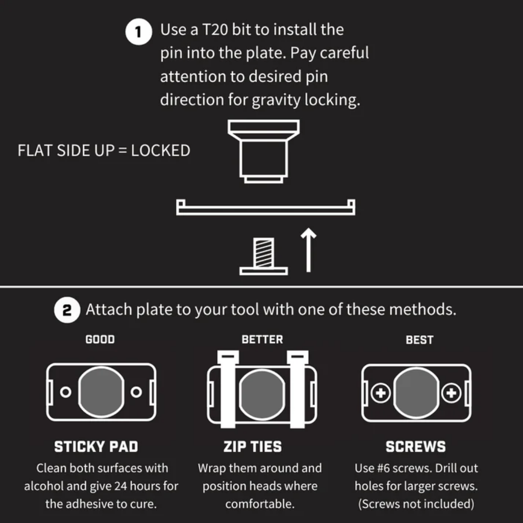 Holstery | PinPal Pro | Universal Gravity Locking Tool Holster