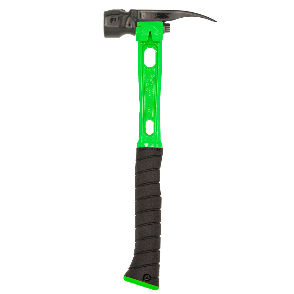 Martinez Tools | M4 12oz Hulk Titanium Finishing Hammer - Hulk / Dimple /  Curved