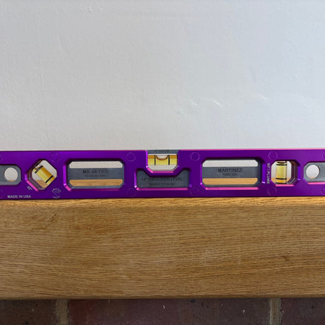 Martinez Tools |  12" Titanium Top View Level