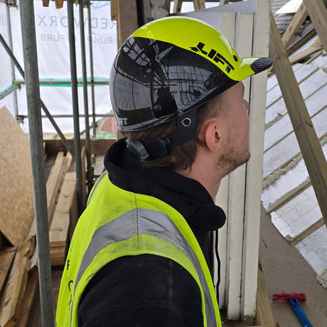 Lift Safety | DAX Carbon Fiber Cap Yellow & Black