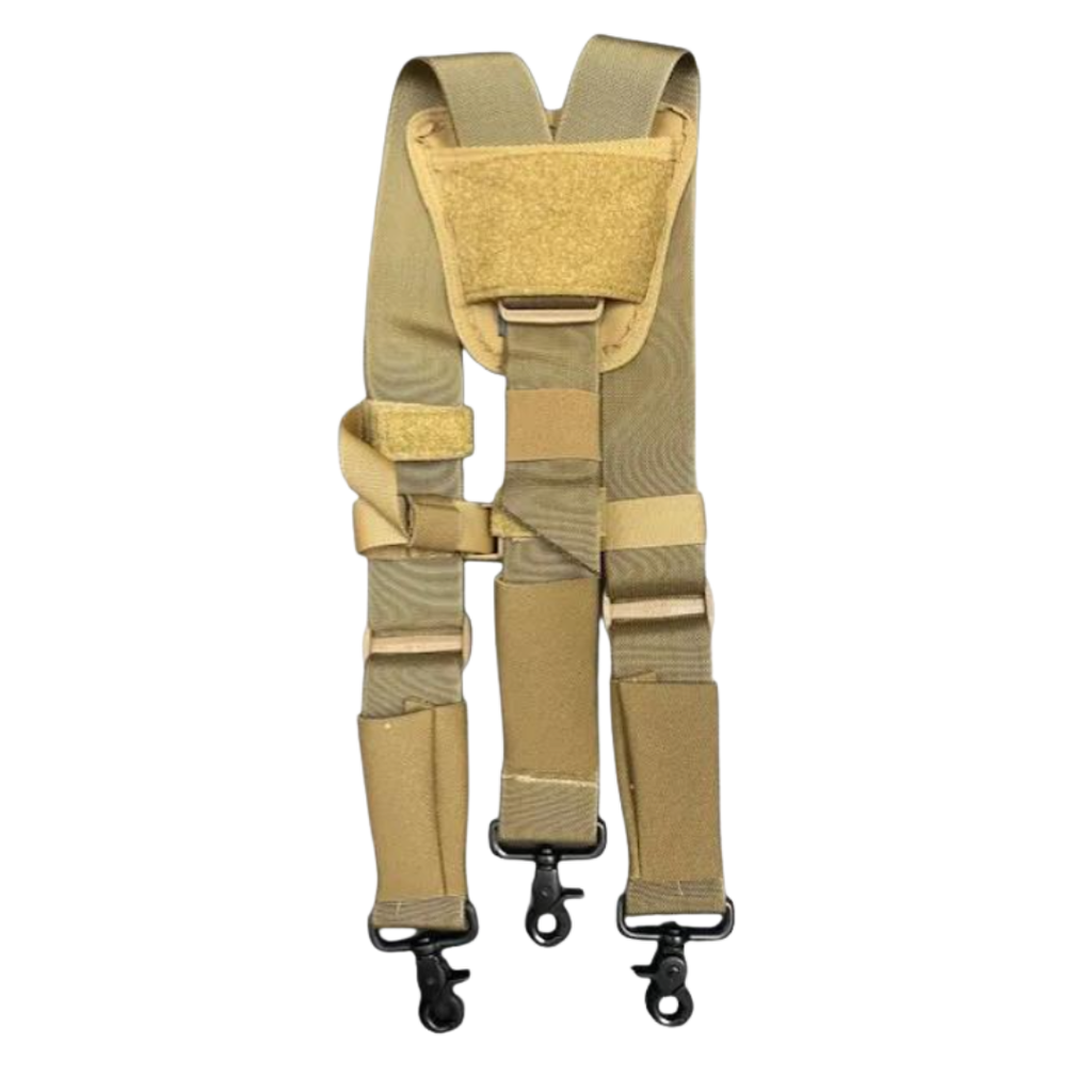 Martinez Tools x Atlas 46 | 3 Point Suspenders in Coyote Brown