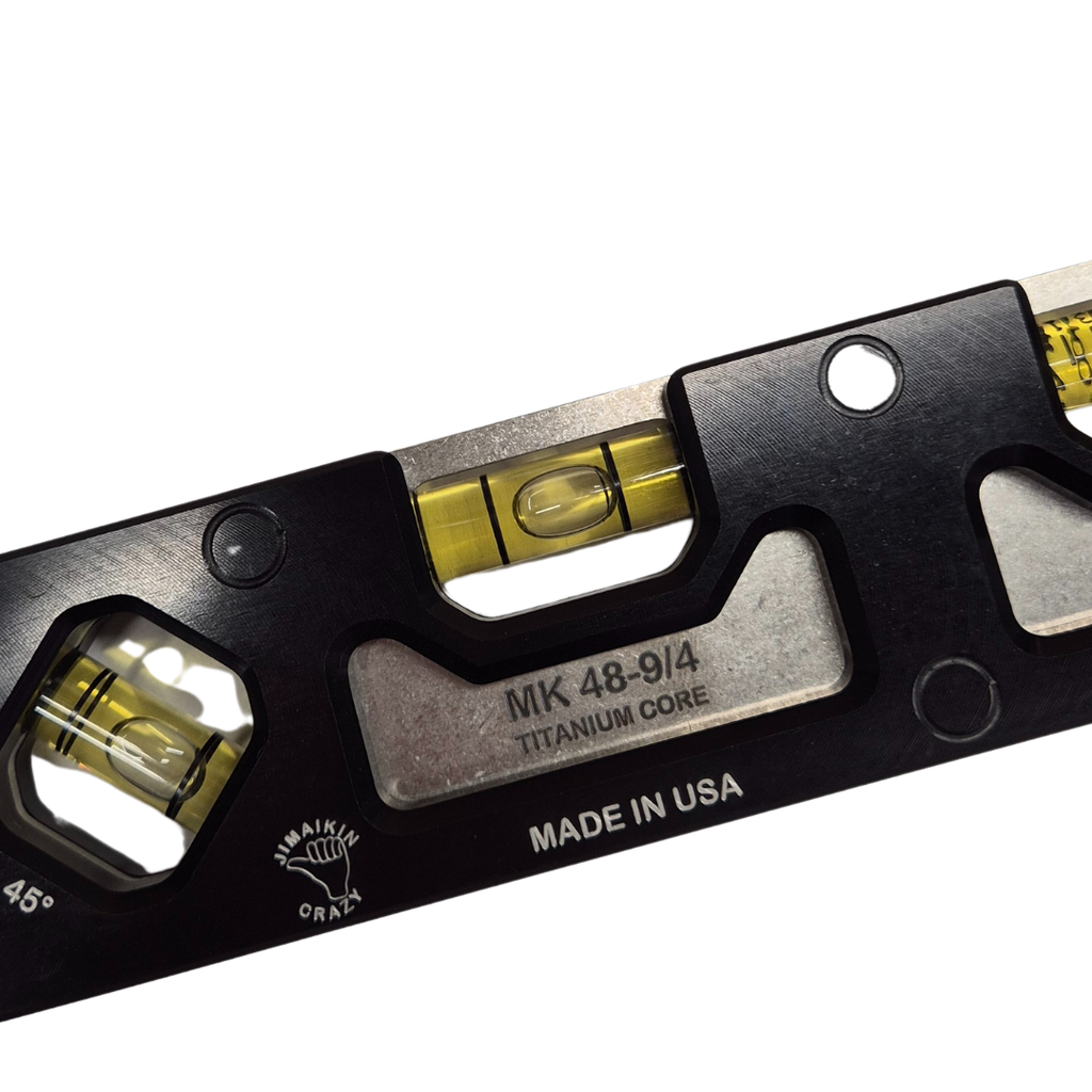 Martinez Tools |  9" Titanium Top View Level