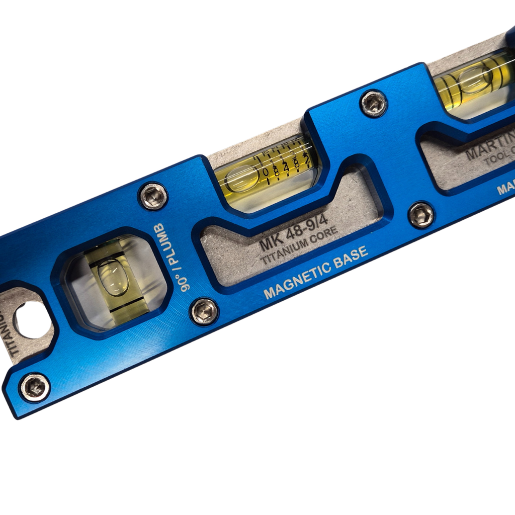 Martinez Tools |  9" Titanium Top View Level