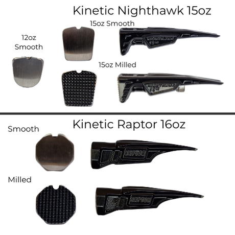 Kinetic Customs | The Nighthawk 12oz Finishing Hammer Head