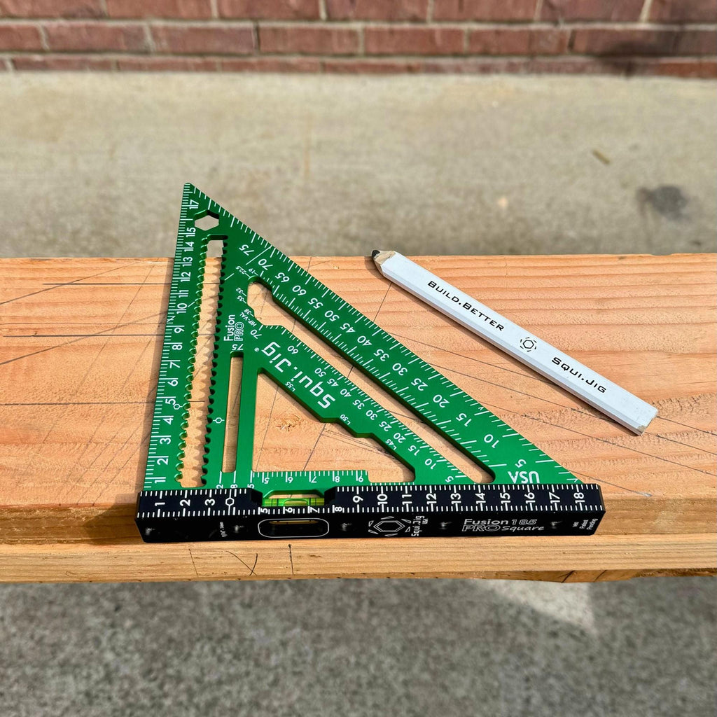 SquiJig | Fusion PRO 7.5 Inch Rafter square