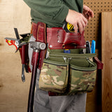 Occidental Leather Toolbelts | C8018DB OxyLights™ 3 Pouch Tool Bag with Tape Holder - Multicam®