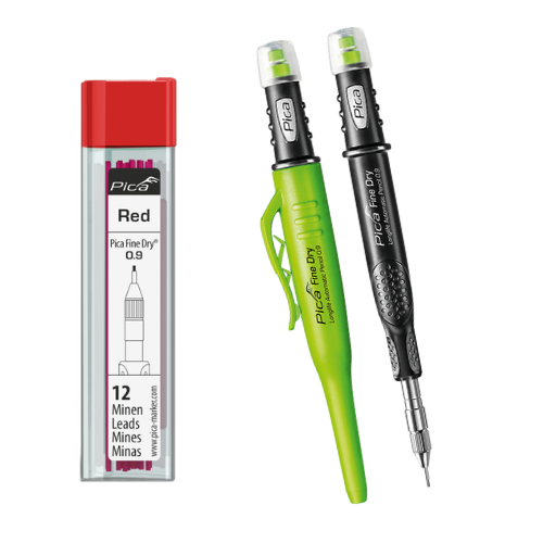 Pica DRY Präzises 0,9 mm feines Bleistift- und Minenbündel