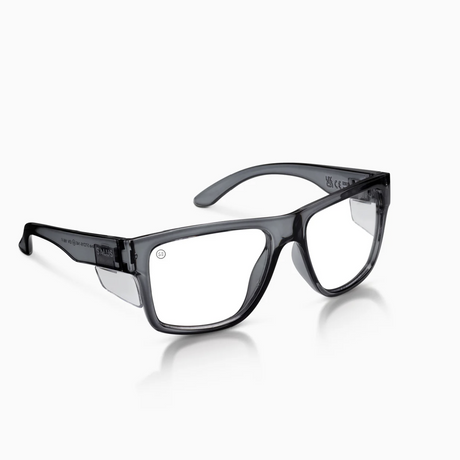 Salus Eyewear | Nova - Smoked Frame - Clear Lens