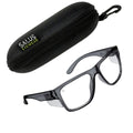 Salus Eyewear | Nova - Smoked Frame - Clear Lens