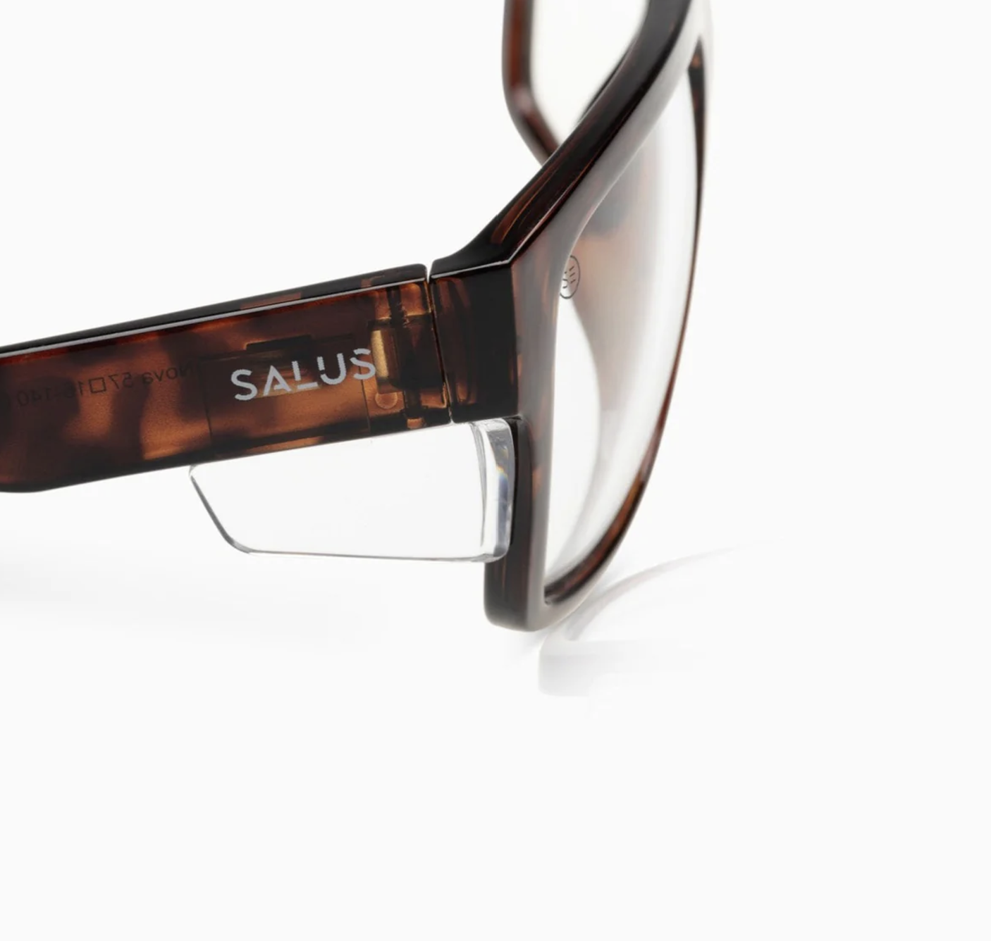 Salus Eyewear | Nova - Tortoiseshell Frame - Clear Lens